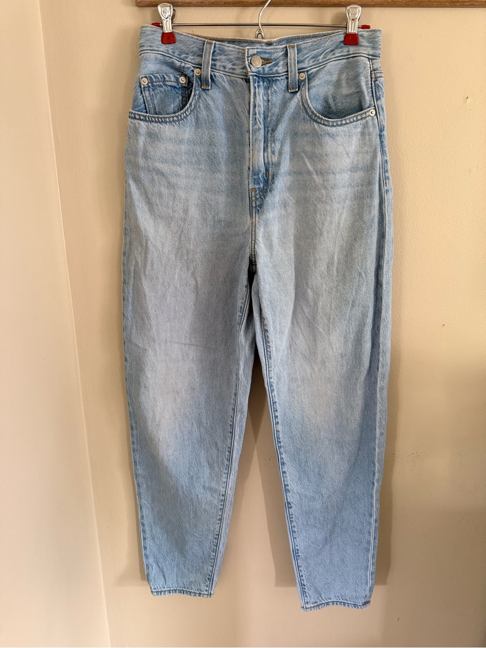 Levi's Light Wash Straight-Leg Jeans